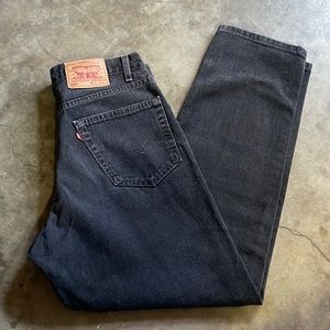 VINTAGE 550 Levi”s Black straight jeans 34 x 32 Men’s